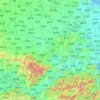 Carte topographique 安徽省, altitude, relief