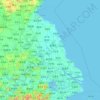 Carte topographique 江苏省, altitude, relief