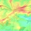 Carte topographique Évrange, carte du relief, carte des altitudes