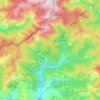 Carte topographique Pigna, altitude, relief