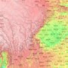 Carte topographique 四川省, altitude, relief