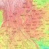 Carte topographique 云南省, altitude, relief
