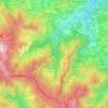 Carte topographique Fanano, altitude, relief