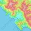 Carte topographique Levanto, altitude, relief