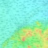 Carte topographique 济南市, altitude, relief
