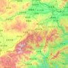 Carte topographique 涿鹿县, altitude, relief