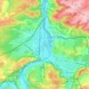 Carte topographique Givet, carte du relief, carte des altitudes
