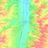 Carte topographique Masseube, altitude, relief