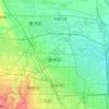 Carte topographique 金水区, altitude, relief
