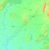 Carte topographique Idar Taluka, altitude, relief