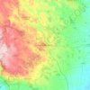Carte topographique Ceglie Messapica, altitude, relief