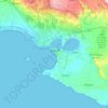 Carte topographique Taranto, altitude, relief