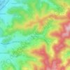 Carte topographique Wisembach, carte du relief, carte des altitudes