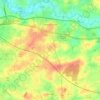 Carte topographique Noyal-sur-Vilaine, altitude, relief