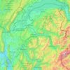 Carte topographique Haute-Savoie, altitude, relief