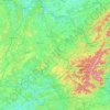 Carte topographique Vosges, altitude, relief
