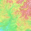 Carte topographique Alpes-de-Haute-Provence, altitude, relief