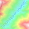 Carte topographique Oued Zat, altitude, relief