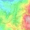 Carte topographique Río Sar, carte du relief, carte des altitudes