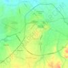 Carte topographique Jamnagar, altitude, relief